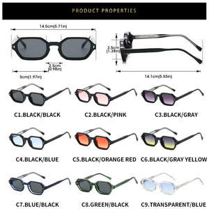 Custom Logo 2026 Fashion PC Lenses Polygon Sunglasses UV400 Gradient <b>Shades</b> Polygonal <b>Sun</b> Glasses for Men Women - Product Image 4