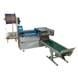 Popular Automatic PLC Control Double Ring Wire Closing Machine Large Cover Notebook Calendar Book Spiral Wire Binding Machine