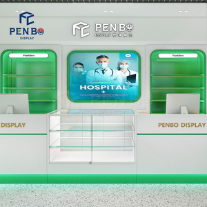 Vitrine de <span class=keywords><strong>pharmacie</strong></span> de style moderne PENBO, comptoir de magasin, design de <span class=keywords><strong>pharmacie</strong></span> de détail, étagères d'exposition - Product Image 6