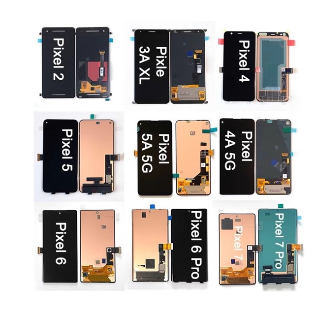 Wholesale Used Google Pixel Screens Grade AA+/B/C LCD/OLED Display Pixel 5/6/7/8/9 Bulk Discount 3-MONTHS Warranty