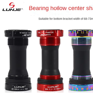 Lunje trục trung tâm có ren cho xe đạp trục đáy xe đạp trục rỗng Trục ép trục trục trung tâm cho xe đạp - Product Image 6