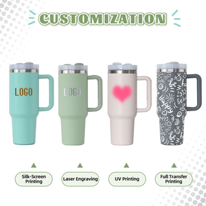 Oem 40 oz đôi tường chân không cách nhiệt cốc thép không gỉ với xử lý 40 oz công suất lớn Mug cho ngoài trời và văn phòng sử dụng - Product Image 6