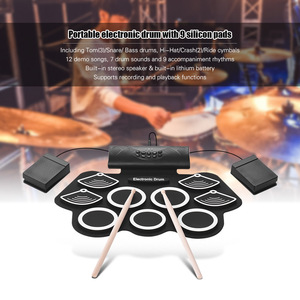 Kit de tambor enrollable para niños, batería electrónica, juguetes, instrumentos musicales, venta al por mayor - Product Image 5