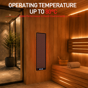 Panel de Terapia de Luz Roja VITARED, Resistente a Altas Temperaturas, LED Infrarrojo, para Spa, Sauna, Gimnasio, Hogar y Uso Comercial - Product Image 1