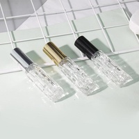 Flacon pulvérisateur de parfum en verre 5ml/10ml, rechargeable, vide, avec pompe, design courge amère, pour sérum de soin de la peau, vente en gros, Chine, sans bâtonnet