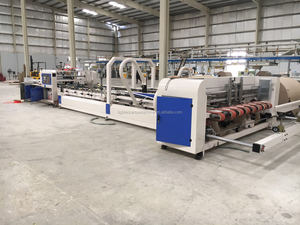 Điện hộp các tông Dán Thư mục gluer máy dễ dàng để hoạt động cho bao bì chai lon phim Hàng may mặc sản phẩm giấy - Product Image 2