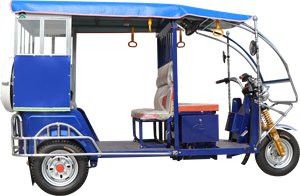 Tricycle Rickshaw pour Adultes, Carrosserie Ouverte, 60V, Vitesse 50-70km/h, Autonomie 80km - Product Image 2