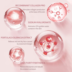 Masker hidrogel pencerah nada kulit, perawatan wajah Korea Label pribadi masker wajah nyata dalam mengurangi pori-pori Hydrating - Product Image 4