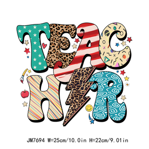 Camiseta de enseñanza Love Inspire para mujer, calcomanías estampadas con transferencia térmica, diseños de profesores, regalo del día para maestro, novedad de <span class=keywords><strong>2022</strong></span> - Product Image 6