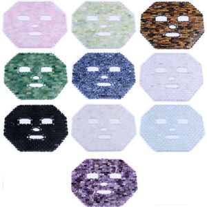 Mascarilla Facial de Cuarzo Rosa Personalizada y Masajeador para Ojos con Caja de Regalo Tipo Concha para Reducir la Hinchazón y las Bolsas - Product Image 1