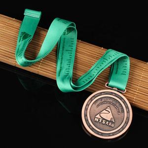 Medallas de Metal académicas personalizables, medalla de PE deportiva de aleación de Zinc, medalla de Honor, eventos de campo de pista, Medalla competitiva chapada, medallistas - Product Image 1