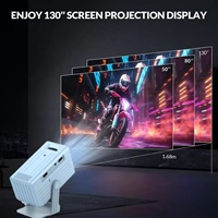 Proyector Portátil Personalizado de Marca, con Sistema Android 11, Pantalla LCD Mini Inteligente, Resolución 1280x720p, WiFi, Función de Espejo, Decodificación 4K