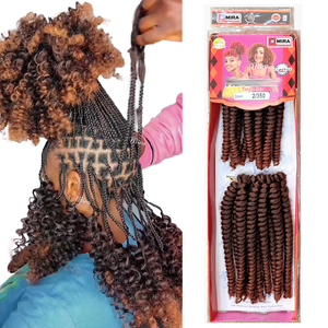 Extensions per capelli Havana Curls da 8 pollici, 250g, per unghie, ricci alla francese, ricci all'italiana, extension per trecce, extension per capelli sfusi per donna - Product Image 1