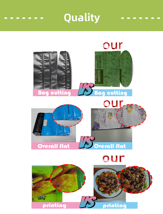 Custom printed heat seal 3.5 7g 1oz plastic ziplock smell proof stand up pouch packaging mylar bags