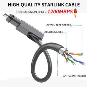 Câble Ethernet StarLink 30 <span class=keywords><strong>pieds</strong></span> 10 m V3 1200 Mbps Débit de transmission Gen2 Câble Internet satellite Starlink RJ45 Mini câble Starlink - Product Image 4