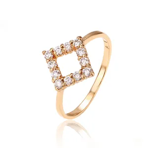 12503-Xuping Fashion Stylish Lady Party Square Shape Rings