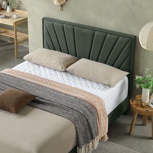 Cao Cấp Đồ Nội Thất Phòng Ngủ Letto Thắp Sáng Bett Vua Kích Thước Khung Giường Ý Nhung Bọc Giường Đặt Hiện Đại Đôi Giường Sang Trọng - Product Image 2