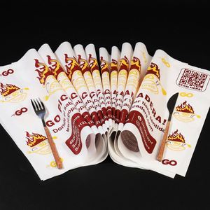 Coated Greaseproof Eco-Friendly Food Packaging <b>Paper</b> for Kitchen Use Sandwiches Takeaway BBQ & Barbecue Wrapping - Product Image 3