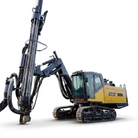Foreuse à marteau supérieur T45 intégrée, entièrement hydraulique, à moteur diesel, pour le forage efficace, avec déplacement sur chenilles, pour l'exploitation minière, les carrières et les pentes