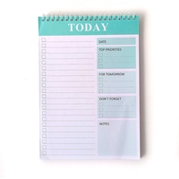 Agenda hebdomadaire B5 à spirale, couverture rigide, coloré, portable, idéal pour l'organisation, bloc-notes cadeau transfrontalier