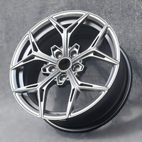Jantes en alliage d'aluminium monobloc forgées à cinq branches JWYC, haute résistance, légères, 17-24 pouces, 5x112, personnalisées pour Mercedes Audi