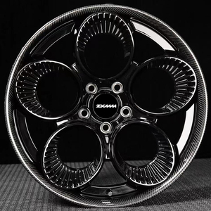 Lusso personalizzato 2 <span class=keywords><strong>pezzi</strong></span> 5x114.3 5x130 5x112 cerchione in fibra di carbonio 5x120 per <span class=keywords><strong>Alfa</strong></span> <span class=keywords><strong>Romeo</strong></span> C8 718 18 19 20 21 22 24 pollici ruota - Product Image 1