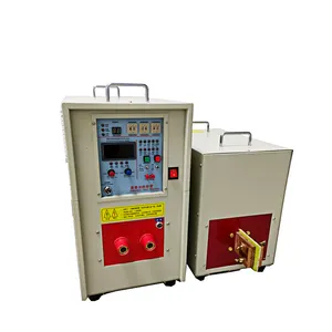 Máquina de calentamiento por inducción de calor de metal de alta frecuencia de tipo dividido de 45kW para soldadura de tubos de metal, recocido, tratamiento térmico