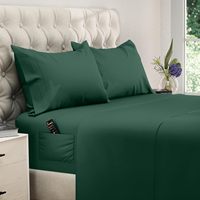 Juego de Sábanas Serie 1500 |   Ropa de Cama Ultra Suave y Fresca para Hotel - Bolsillos Profundos - Resistente a Arrugas, Manchas y Decoloración
