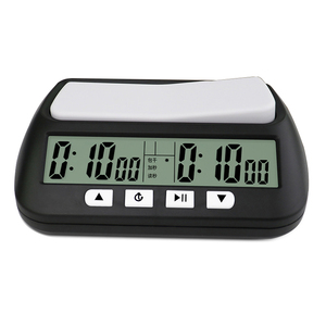 <strong>Chess</strong> <strong>Clock</strong> Digital <strong>Chess</strong> <strong>Timer</strong> Professional for Board <strong>Games</strong> <strong>Timer</strong> with Alarm Memory Function Black - Product Image 6