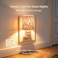 Lampe murale moderne à brancher, carrée, en cristal scintillant de luxe, avec strass multicolores, pour chambre à coucher, mariage, décoration intérieure toute saison