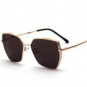 Gafas de Sol Cuadradas de Metal con Degradado Vintage para Mujer, Protección UV400, Última Moda 2020 - Product Image 5