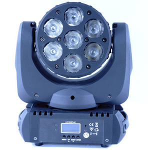 <span class=keywords><strong>Super</strong></span> prix 12 pièces LED rvb faisceau mobile tête lumière lumineuse esclave blanc corps lampe puissance sonore article éclairage chaud maître couleur - Product Image 1