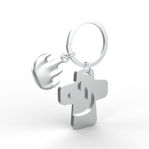 ที่กําหนดเองคุณภาพสูงดูดีโลหะผสมสังกะสี Art ไฟสะสมหัวเข็มขัดโลหะหัตถกรรม Keyholder สําหรับของขวัญ - Product Image 2