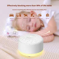 Machine à bruit blanc pour le sommeil, automatique, 24 sons naturels, autonomie de 48 heures, 5 niveaux de volume, 4 réglages de minuterie, pour bébés et adultes, sommeil profond