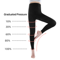 Collants de compression confortables et respirants, de qualité médicale, 20-30 mmHg, bas de contention