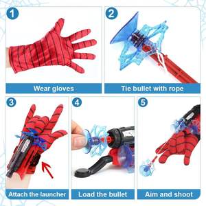 Lanzador de Telarañas de Spider-Man a Precio de Fábrica, Pistola Lanzadora de Telarañas con Cuerda, Juguete Lanzador de Muñeca de Superhéroe, Regalo de Spider-Man - Product Image 5