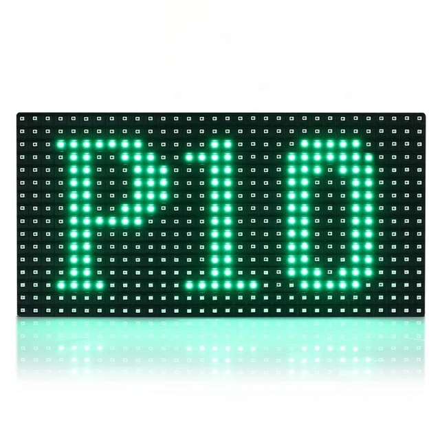 Shenzhen TP Wholesale Price P10 Indoor LED Message Green Color SMD2835 LED Display Module Indoor Use