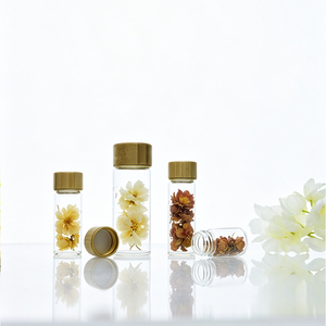 Tubes <span class=keywords><strong>à</strong></span> <span class=keywords><strong>essai</strong></span> en verre borosilicate de haute qualité <span class=keywords><strong>à</strong></span> prix abordable, contenants de stockage de 70 ml/80 ml/90 ml avec couvercle en bambou et bouchon <span class=keywords><strong>à</strong></span> vis pour le stockage du <span class=keywords><strong>chocolat</strong></span> - Product Image 1