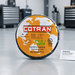 Cotran Kc63 20m Noir Ignifuge Imperméable Haute Température - Product Image 1