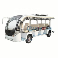 Autobús Eléctrico Solar de Alta Calidad para Transporte de Pasajeros, Autobús Turístico Urbano, Autobús Escolar, Estructura de Acero, Batería de Litio, 1 Año de Garantía