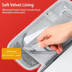 Housse de protection pour console Nintendo <span class=keywords><strong>Switch</strong></span> Oled, sac de rangement de grande capacité, pochette de transport à thème de jeu, étui de protection pour TV - Product Image 4