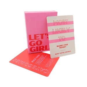 Jeu de cartes de fête personnalisable pour filles Soirée amusante Vérité ou Défi Activités - Product Image 1