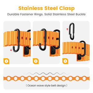 Bracelets de montre intelligente Upro réglables, respirants, à dégagement rapide, camouflage, silicone, étanches, tendance pour Garmin Fenix7 22 mm 26 mm - Product Image 4