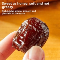 Jujubes rouges de Shandong Hean au gelée d'âne et au miel, dénoyautes, emballées individuellement, 1000g, bonbons de guimauve aux fruits confits, prêts à consommer directement