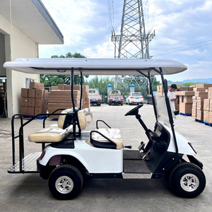 Carrito de Golf Eléctrico de 4 Pasajeros, Económico, para Exteriores, con Asiento Trasero, 30-50 km/h, 90 km de Autonomía, Nuevo Estilo - Product Image 1