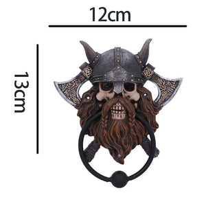 Nuevo Regalo de Halloween Transfronterizo: Colgante de Timbre de Puerta <span class=keywords><strong>Vikingo</strong></span> de Resina Pintado a Mano, Decoración para el Hogar y Fiestas con Ambiente de Terror - Product Image 2