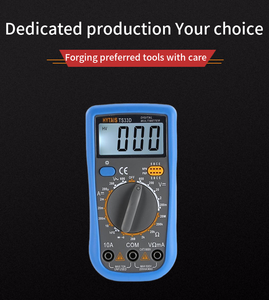 Multimetro analogico digitale Tester multimetro digitale resistenza alla corrente di tensione professionale Mini multimetro tascabile vero Rms - Product Image 3