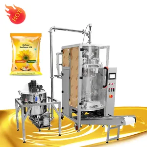 High speed automatic small bag edible refined olive mustard cooking oil sachet pouch packing machine price