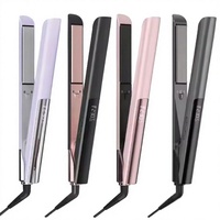 Lisseur de cheveux professionnel RUCHA OEM ODM, fer à lisser MCH à chauffage rapide, ions négatifs, lisseur de cheveux portable