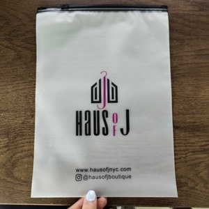 Custom Tshirt <b>Plastic</b> <b>Bag</b> Packaged <b>Bag</b> with logo Small Size <b>Zipper</b> <b>Plastic</b> <b>Bag</b> - Product Image 3